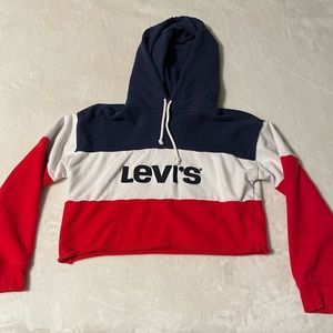 Leviβs cropped hoodie